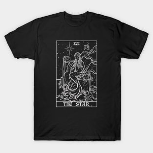 The Star Tarot Card Mermaid Siren T-Shirt